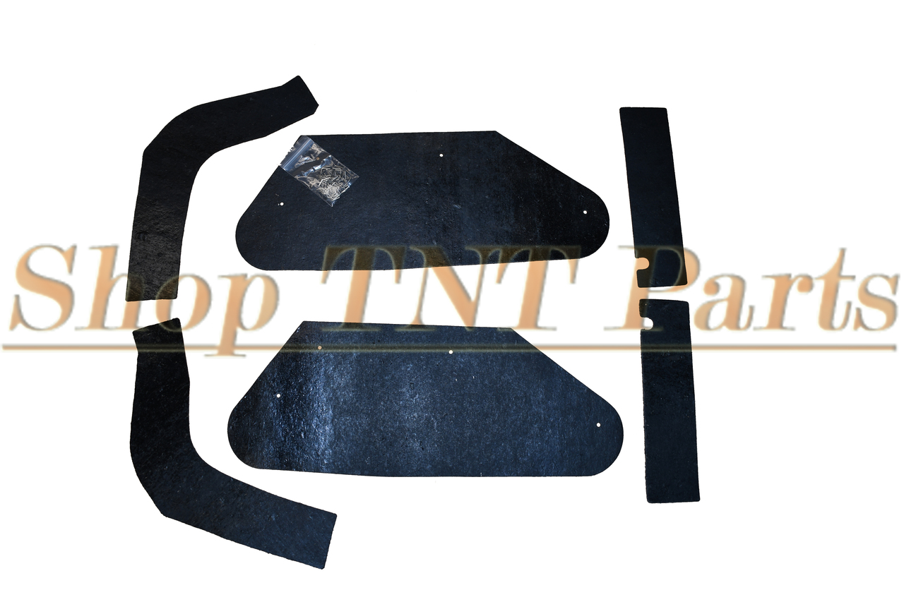 1961 Pontiac Bonneville Inner Fender 6 Piece A Arm Splash Shield Set