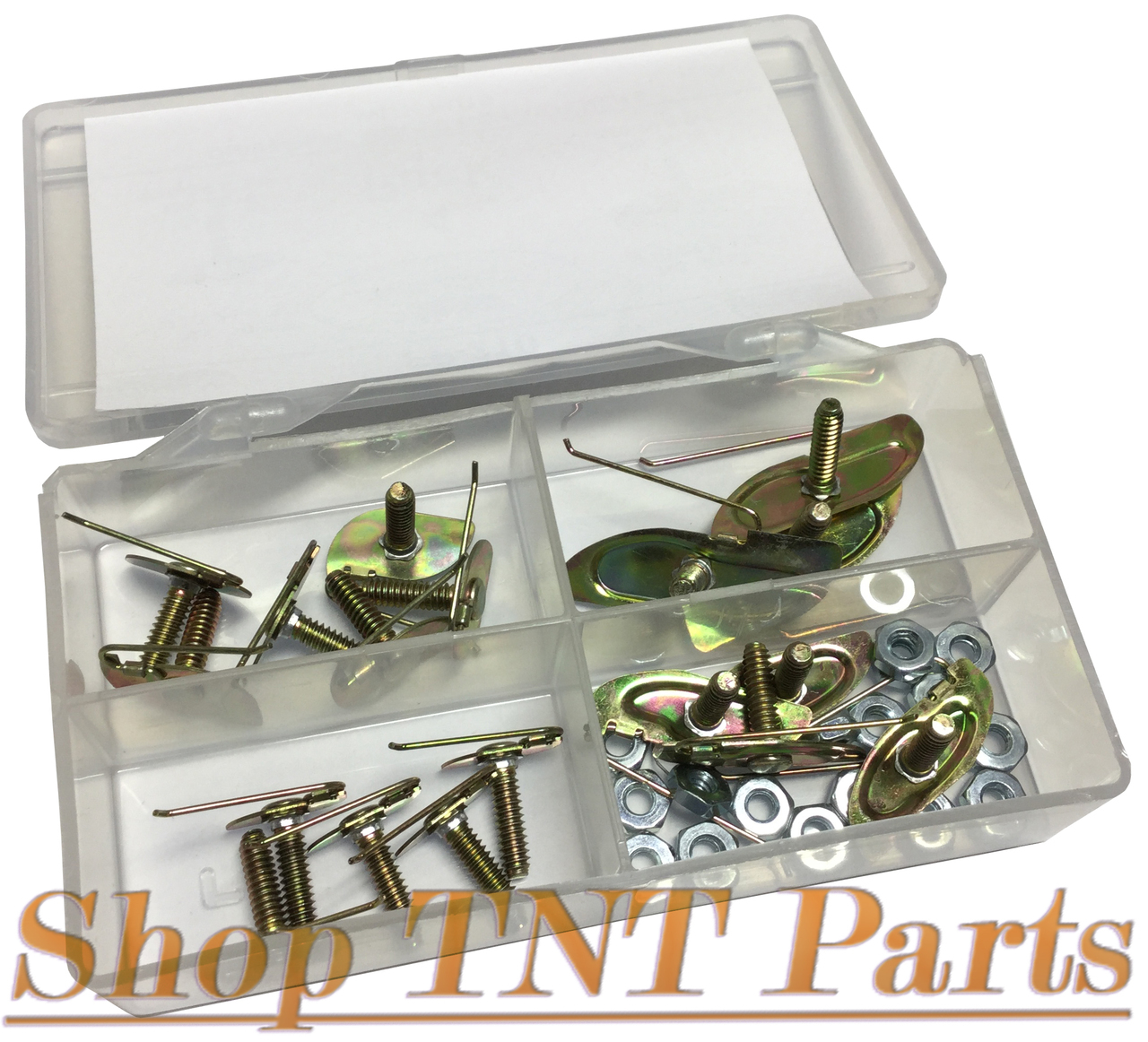 Universal Rocker / Trim Moulding Fastener Kit With Nuts 36 Pieces Auveco