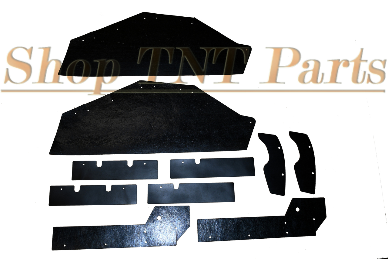 1963-1964 Pontiac Bonneville 10 Piece Inner Fender A Arm Splash Shield Set