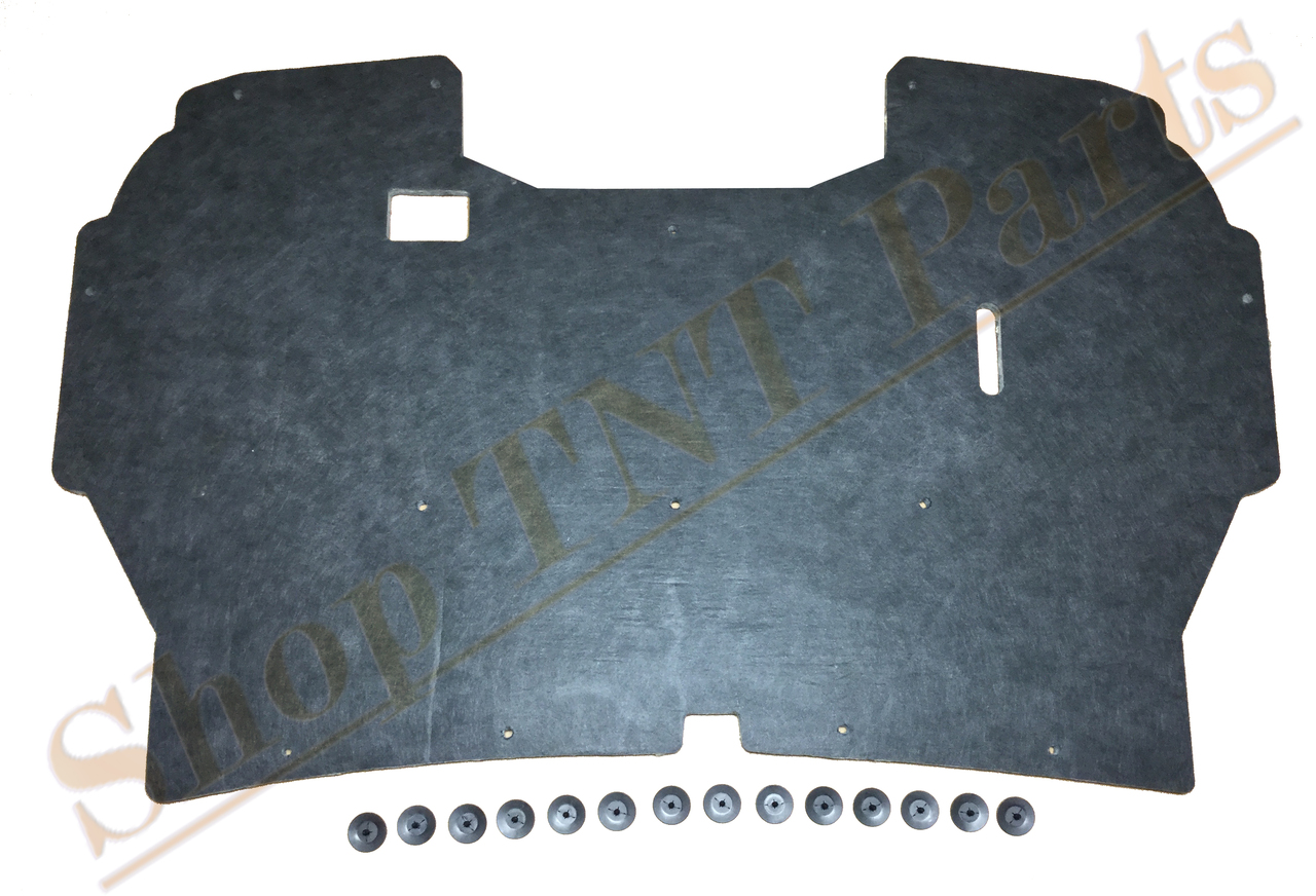 Hood Insulation Pad With Clips – Fits 1992–96 Ford F150 & 92–97 F250/F350, Direct Fit