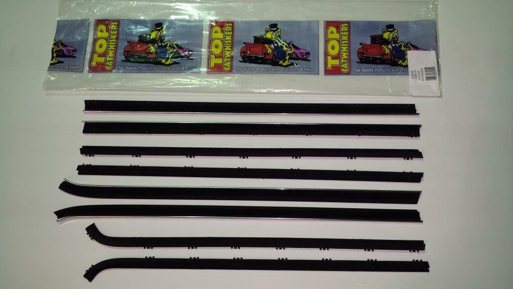 1968-1970 Dodge Charger Window Felts Top Catwhiskers Fuzzies