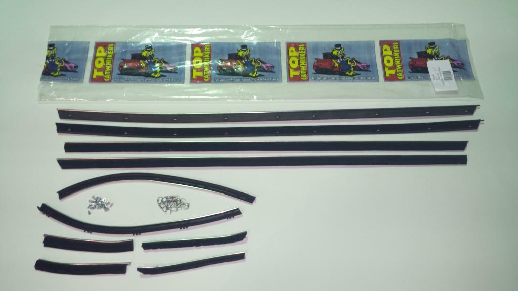 1971-72 Charger TopCatwhiskers Window Felts Sweeps Fuzzes