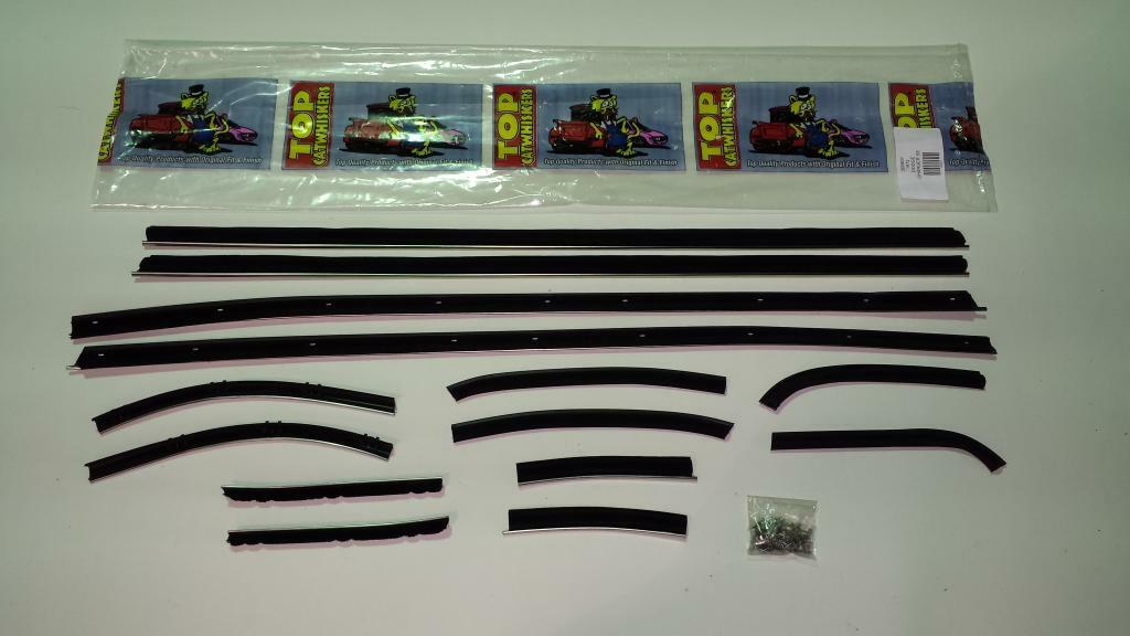 1972 Dodge Charger SE Top Catwhiskers Window Felts Fuzzies Sweeps