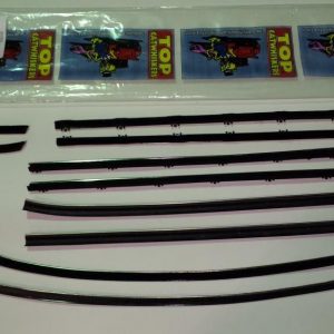 1966-67 Dodge Charger Top Catwhiskers  Window Felts Fuzzies Sweeps