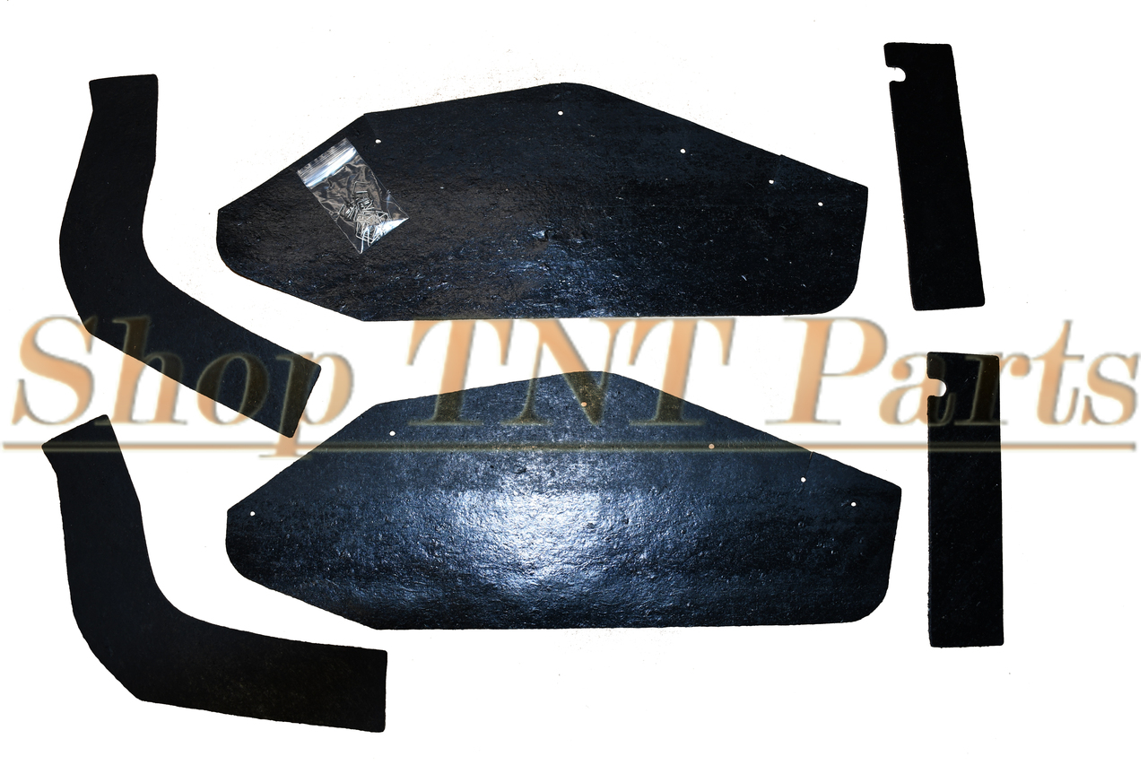 1962 Pontiac Bonneville 6 Piece Inner Fender A Arm Splash Shield Set