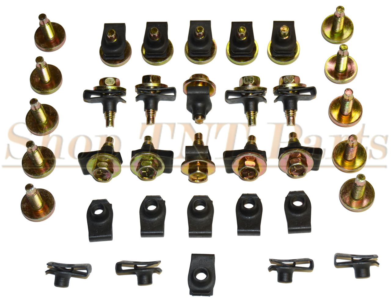 Universal Fender Mounting Hardware Kit Bolts & U Nuts 5/16-18 50 Piece