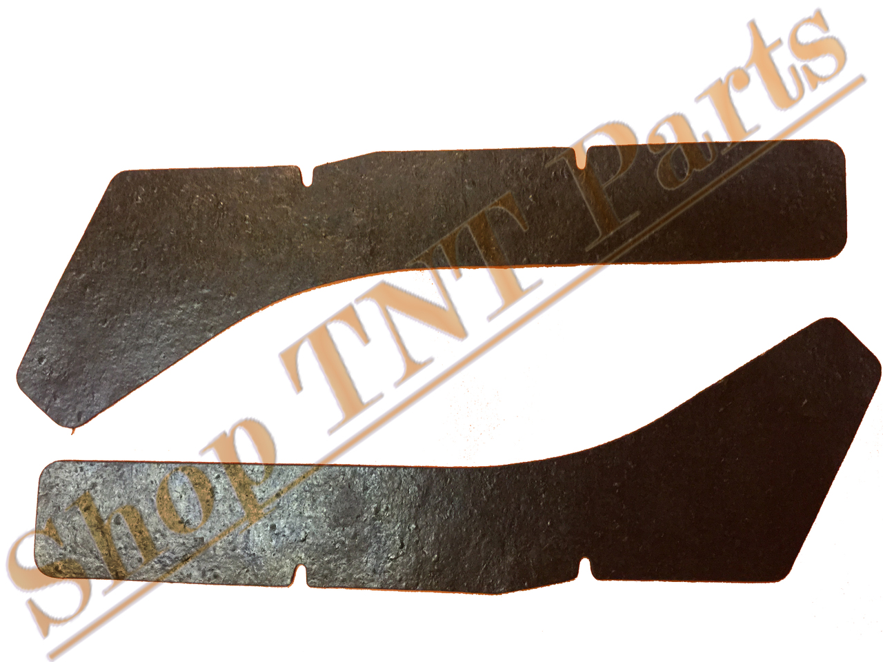 1966-1967 Chevelle Rear Body To Bumper Seals Splash Shield Chevrolet