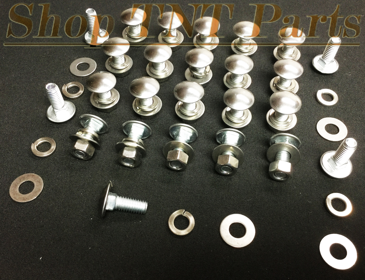 Bumper Bolt Kit W/ Bolts, Nuts & Washers 100 Pieces