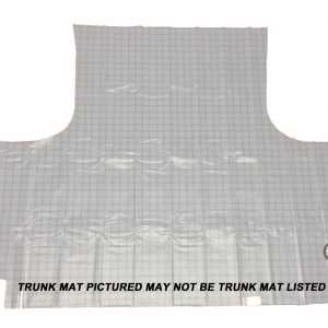 1960-1962 Plymouth Valiant Vinyl Trunk Mat With Fleece Backing