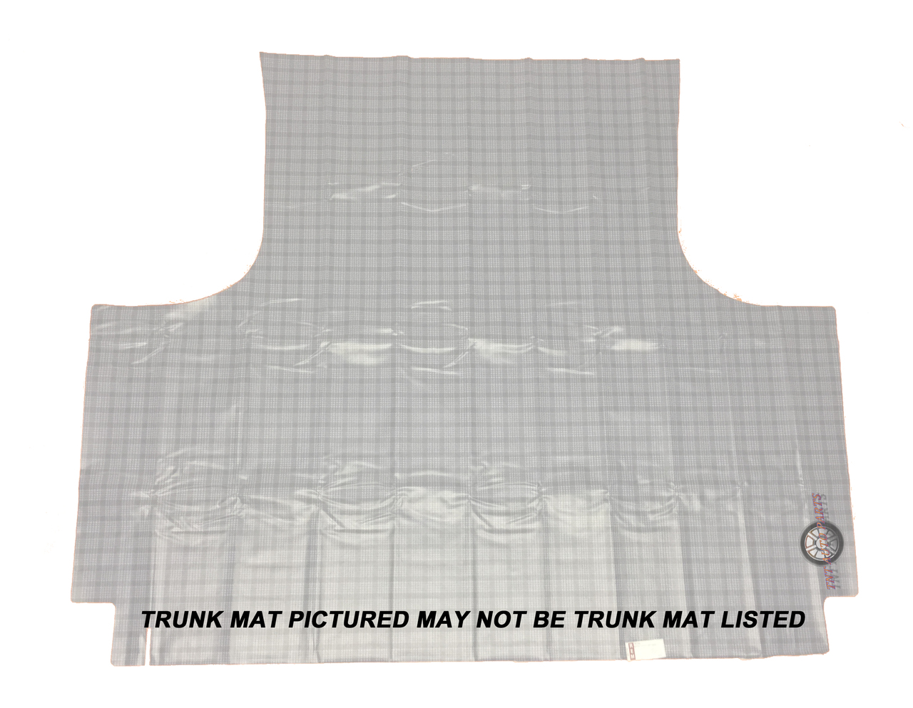 1960-1962 Plymouth Valiant Vinyl Trunk Mat With Fleece Backing