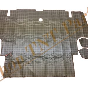 1967-1968 Ford Mustang Coupe And Convertible Vinyl Trunk Mat With Fleece Backing