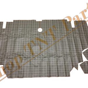 1965-1966 Ford Mustang Fastback Vinyl Trunk Mat With Fleece Backing