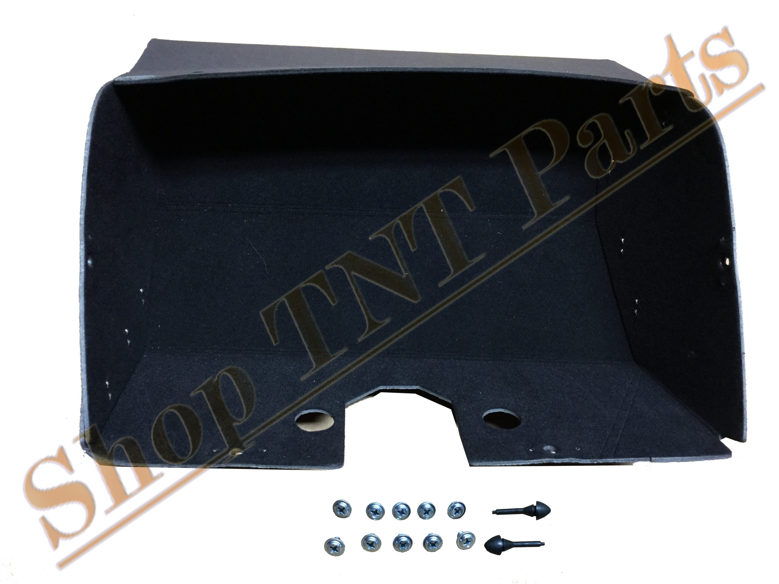 1967-1968 Chevrolet Camaro Glove Box With Air Conditioning And Black Felt Liner