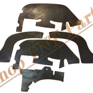 1967-1969 Chevrolet Camaro 5 Piece Inner Fender Splash Shield Set