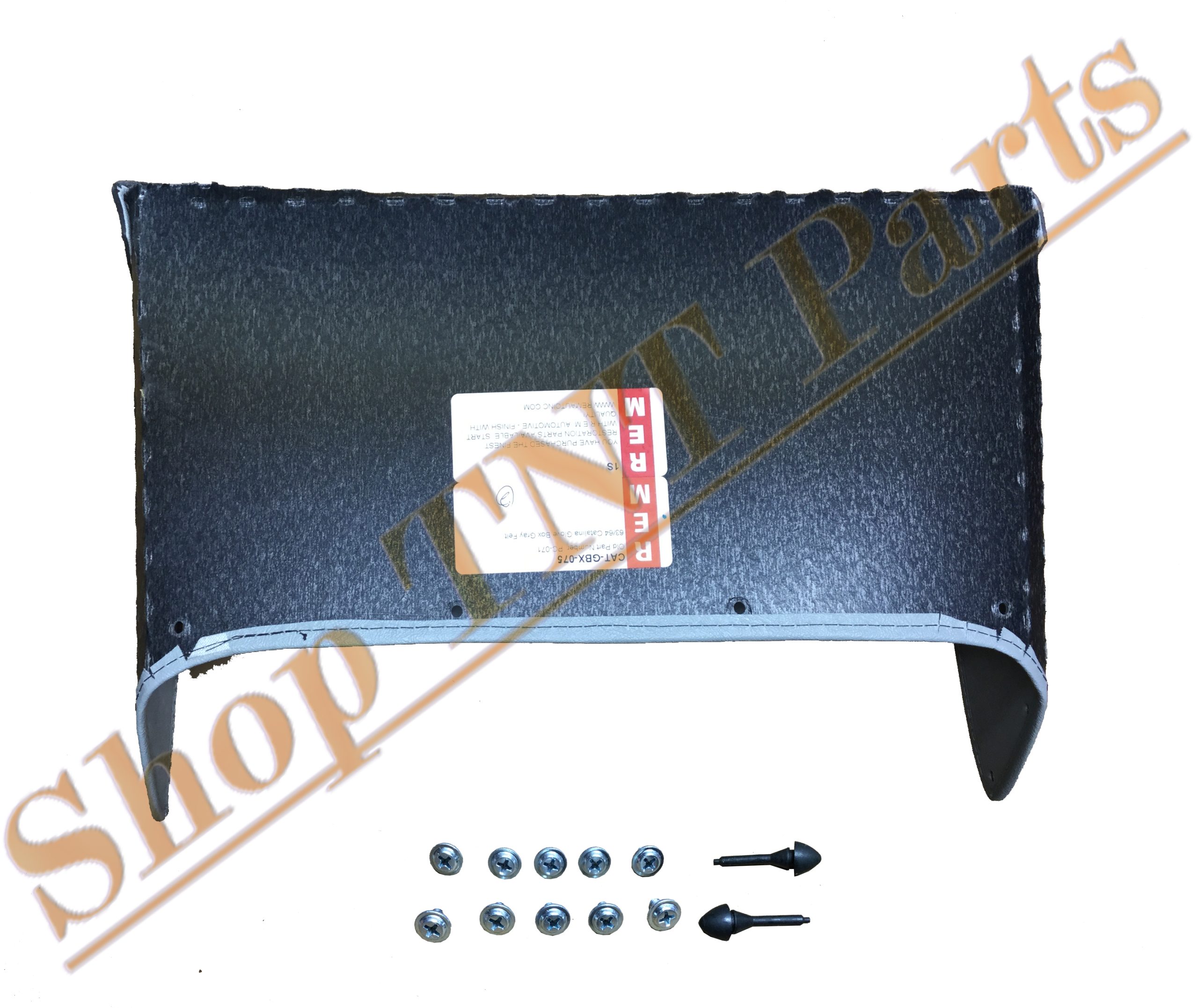 1963-1964 Pontiac Bonneville Glove Box With Gray Felt Liner - Image 3
