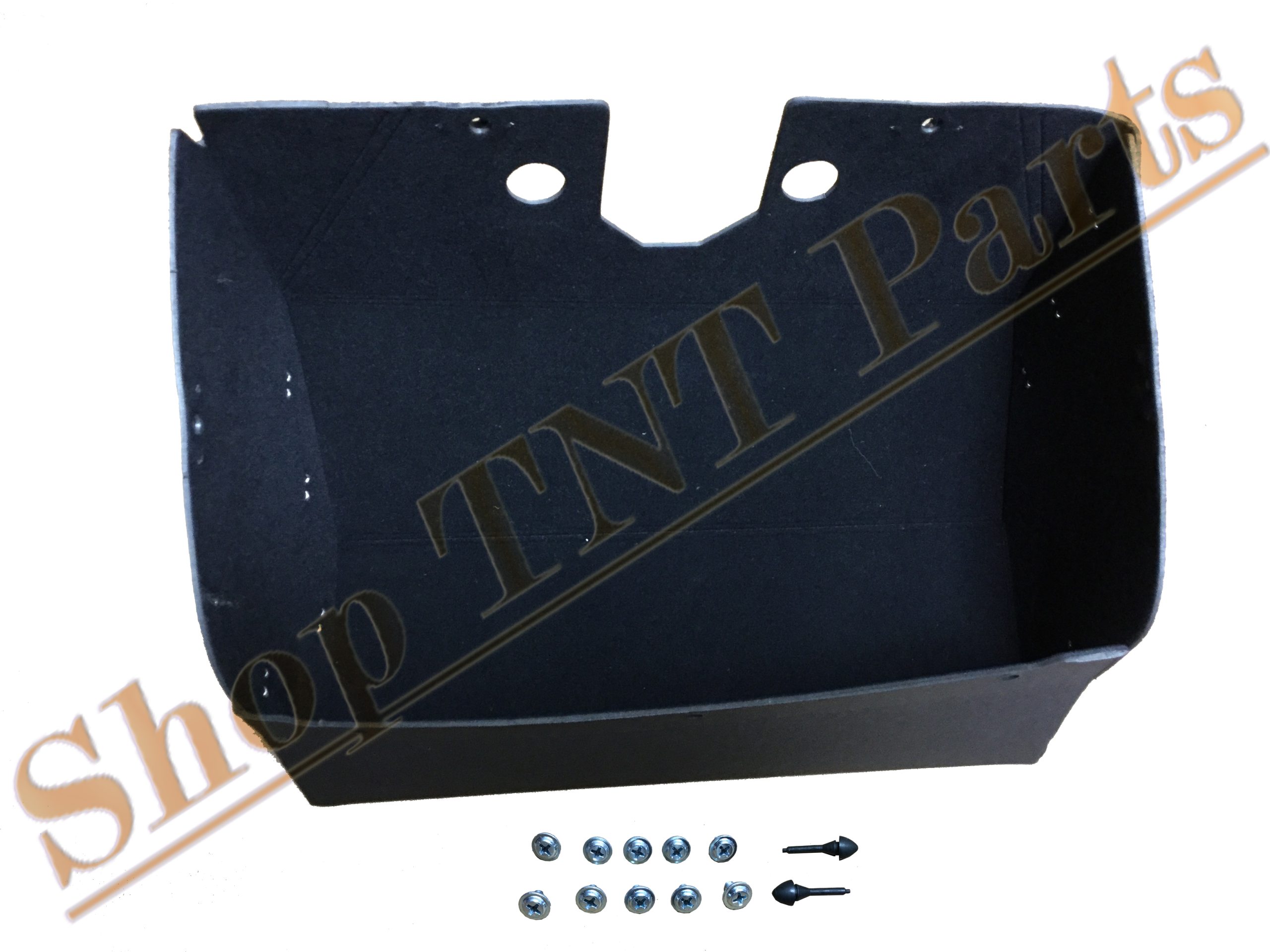 1967-1969 Pontiac Firebird Glove Box W/ Air Cond. & Black Felt - Image 3