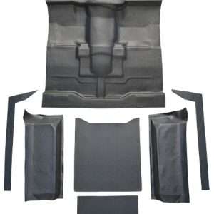 1987-1995 Jeep Wrangler Molded Vinyl Flooring Complete Set