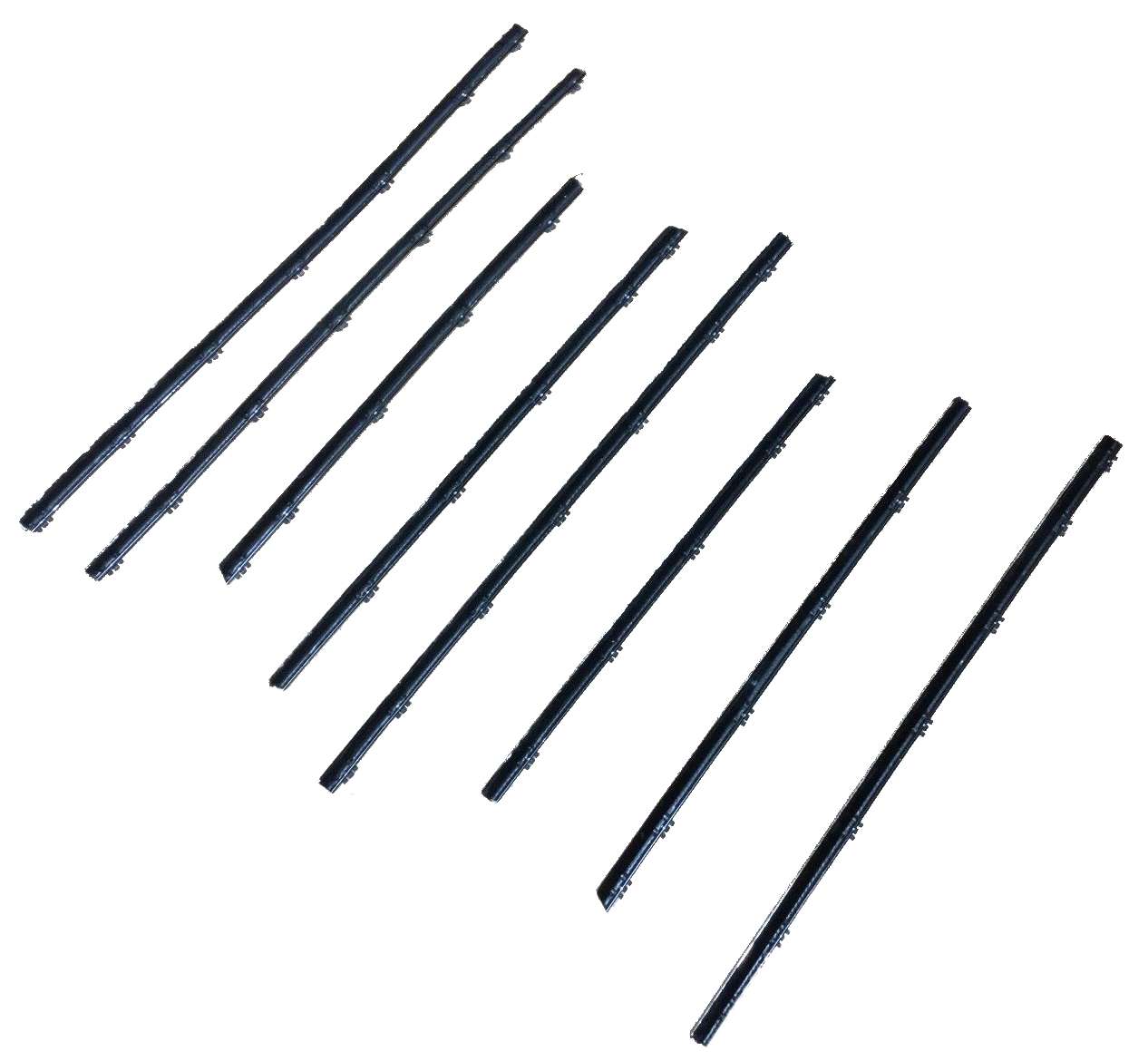 1963-1966 Plymouth Valiant 2 Door Hardtop 8 Piece Window Felt Kit