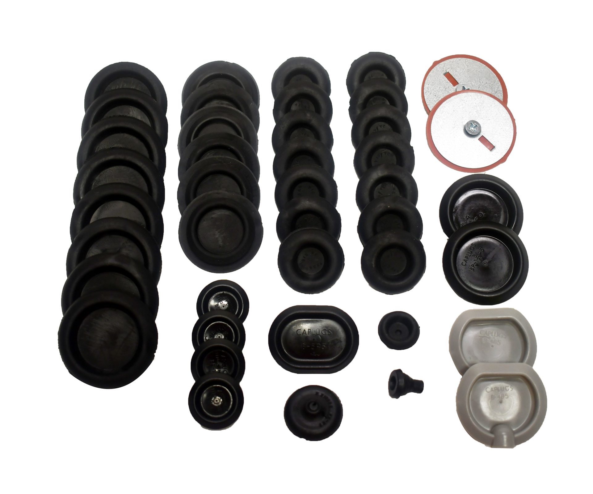 1970 Plymouth Cuda And Barracuda Body Plug Kit With 2 Sheet Metal Plugs