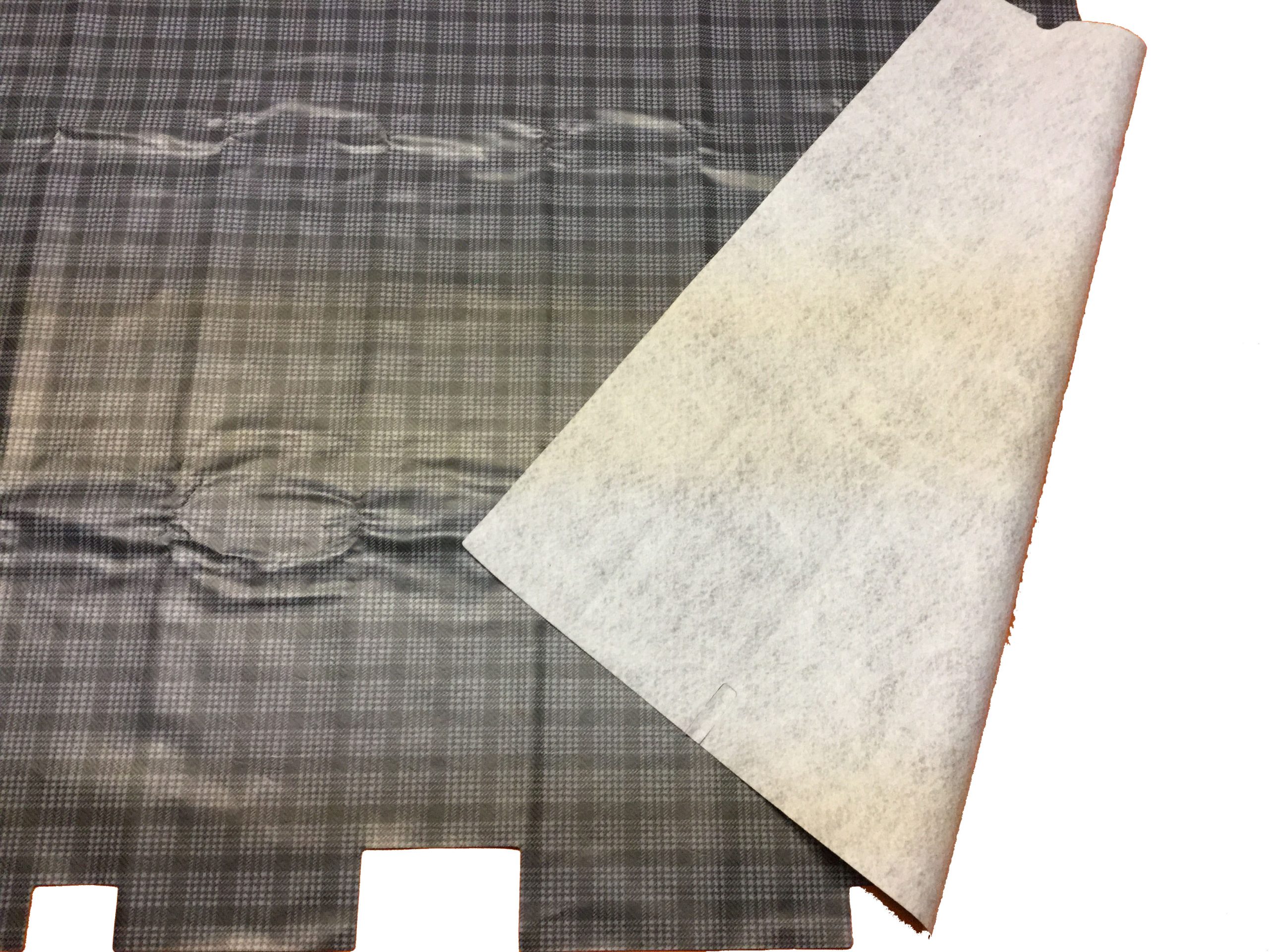 1965 Dodge Coronet Convertible Trunk Mat Vinyl Plaid - Image 2