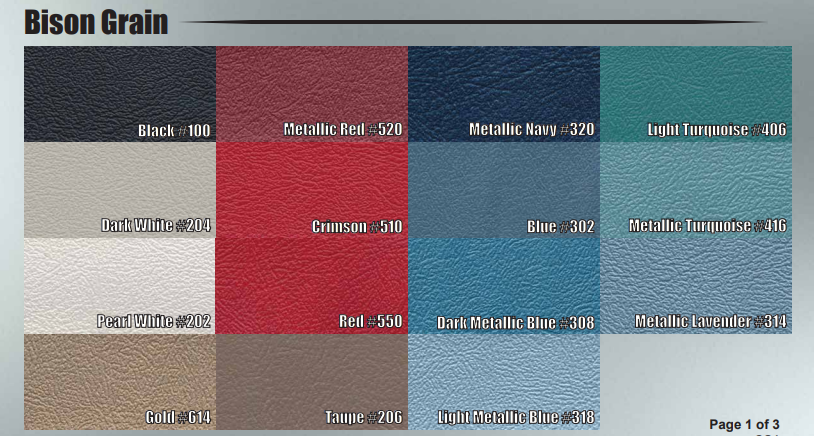 1960-1962 Plymouth Valiant Sun Visors Bison Vinyl REM - Image 2