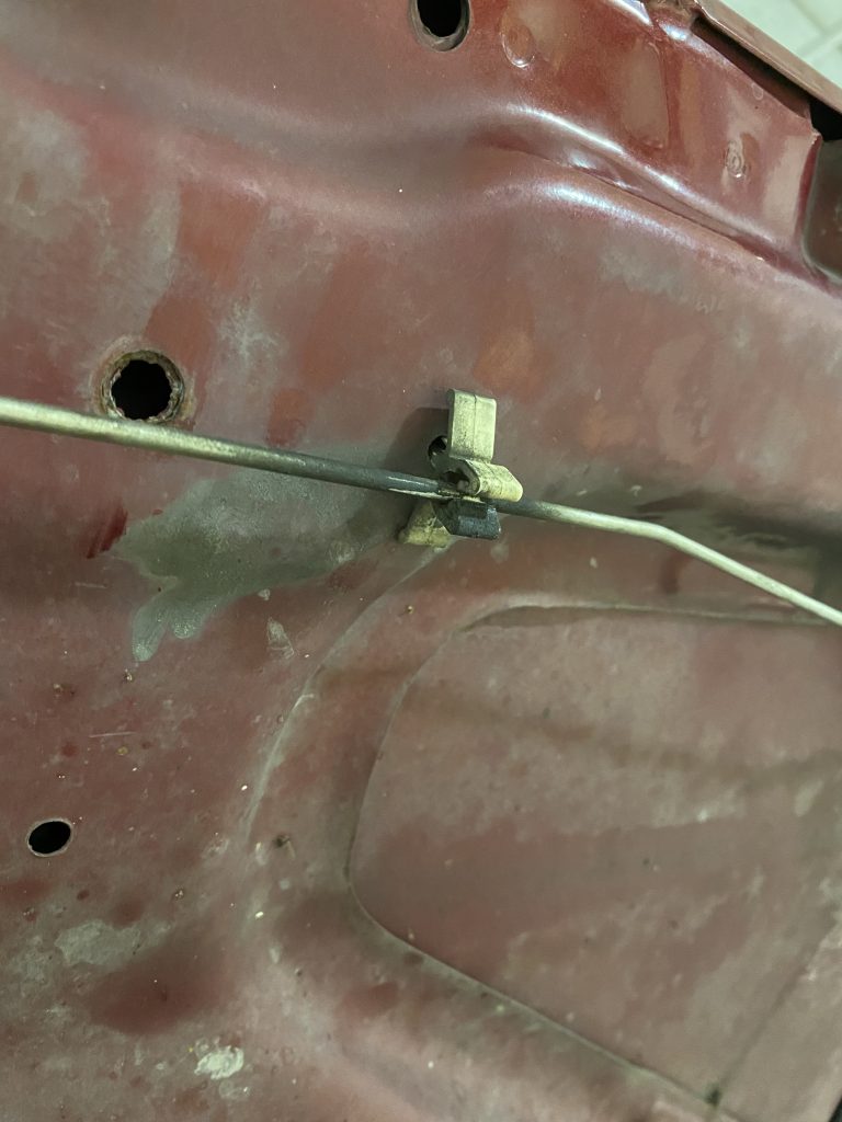 Hood Latch Rod Removal