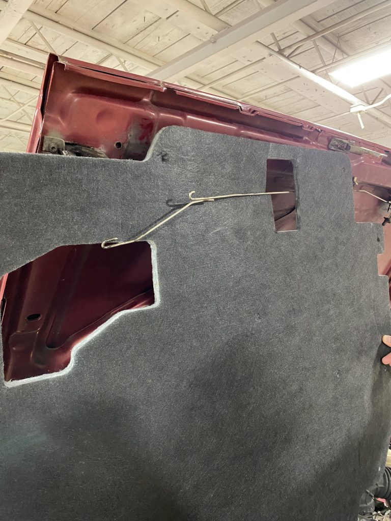 Install New Hood Insulation Pad