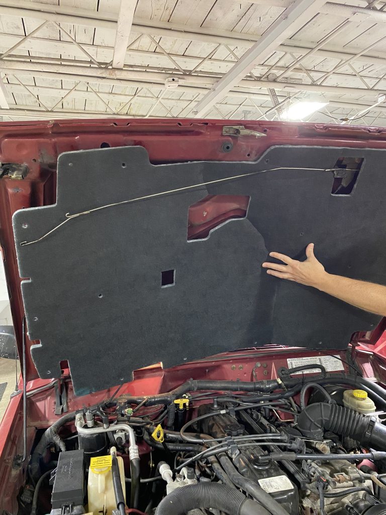 Hood Insulation Orientation