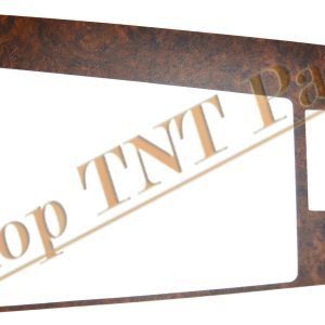 New Reproduction 1970-1971 Chevrolet Camaro 4 Speed Woodgrain Burl Shift Plate Insert