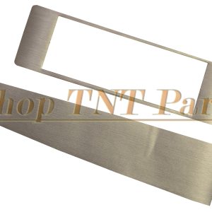 New High Quality 1968-1972 Chevrolet Chevelle Automatic Transmission Brushed Aluminum Console Insert 2 Piece Set