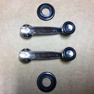 New Show Quality Reproduction 1968-1974 Mopar Window Crank Set With Screws And Thin Washers