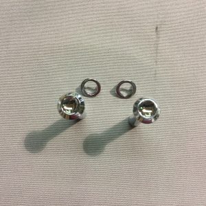New Show Quality Reproduction 1968-1970 Mopar B Body Chrome Door Lock Knob Kit
