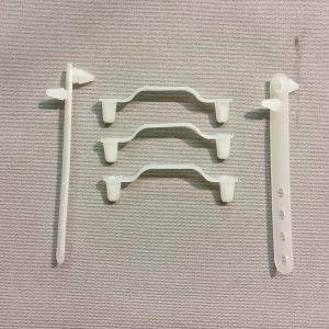 New Show Quality Reproduction 1963-1966 Mopar A Body Under Hood Strap Kit 6 Pieces