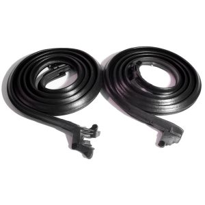 New Reproduction 1964-1965 Pontiac Tempest Door Seals With Clips Metro Super Soft