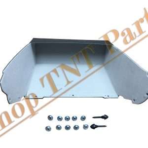 1956 Cadillac Glove Box With Gray Felt Liner