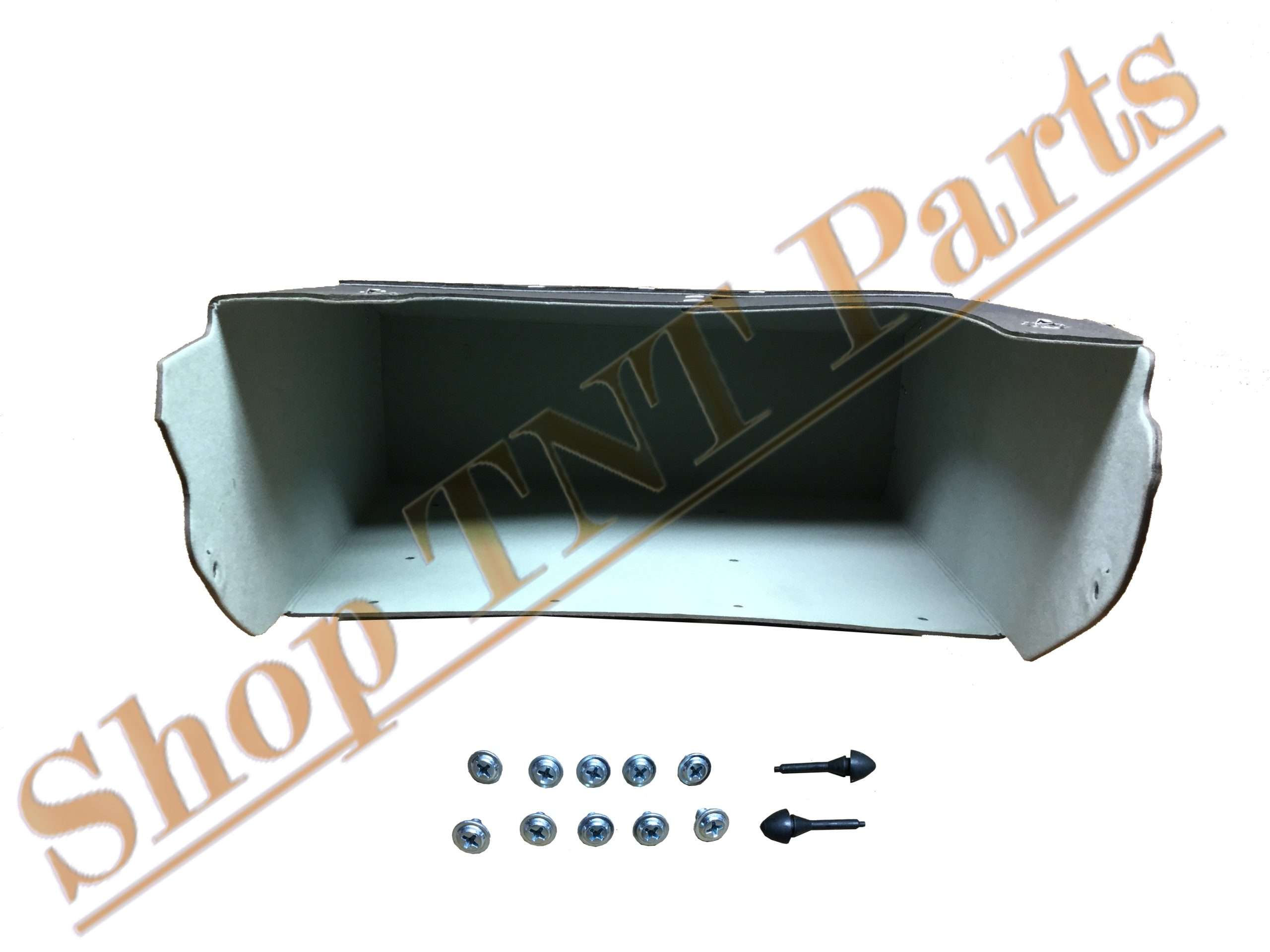 1954-1955 Cadillac Glove Box With Gray Felt Liner - Image 3