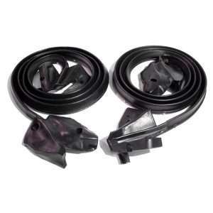 1971-1976 Buick LeSabre 2 Door Hardtop And Convertible Molded Door Seals With Clips Metro LM 12-H
