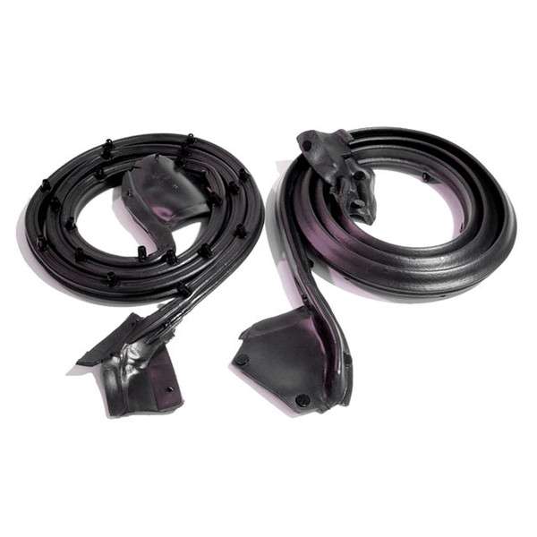 1968-1974 AMC Javelin Molded Door Seals With Clips Metro LM 30