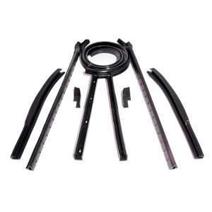 1963-1964 Ford Galaxie Convertible Top 9 Piece Roof Rail Seal Kit Metro RR 3304