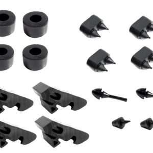1968-1972 Chevrolet El Camino 16 Piece Rubber Bumper Kit Metro Super Soft - SBK 205