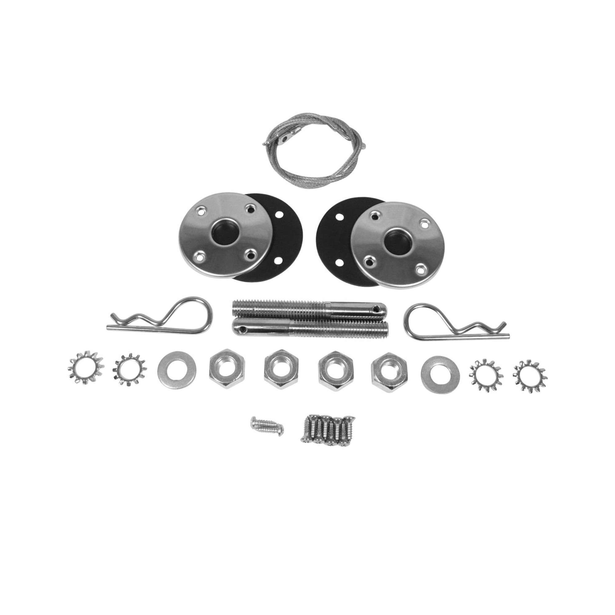 1969-1974 Mopar Licensed 18" Stainless Steel Hood Pin Kit