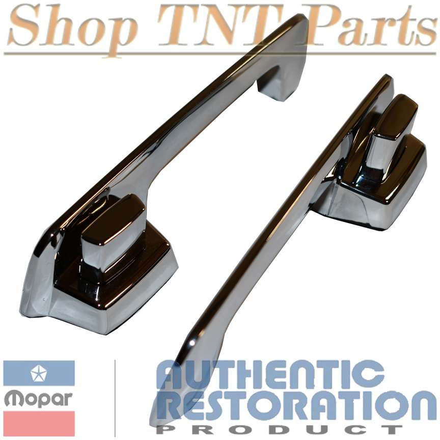 1971-1976 Mopar A Body Chrome Outer Door Handles With Gaskets