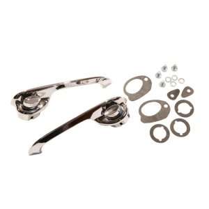 955-1957 Chevrolet 2 Door Hardtop And Convertible Chrome Outside Door Handles Set
