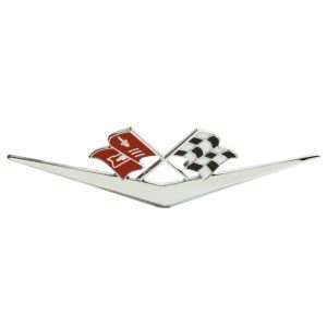 1959 Chevrolet Car And El Camino 348 Hood Emblem With Hardware