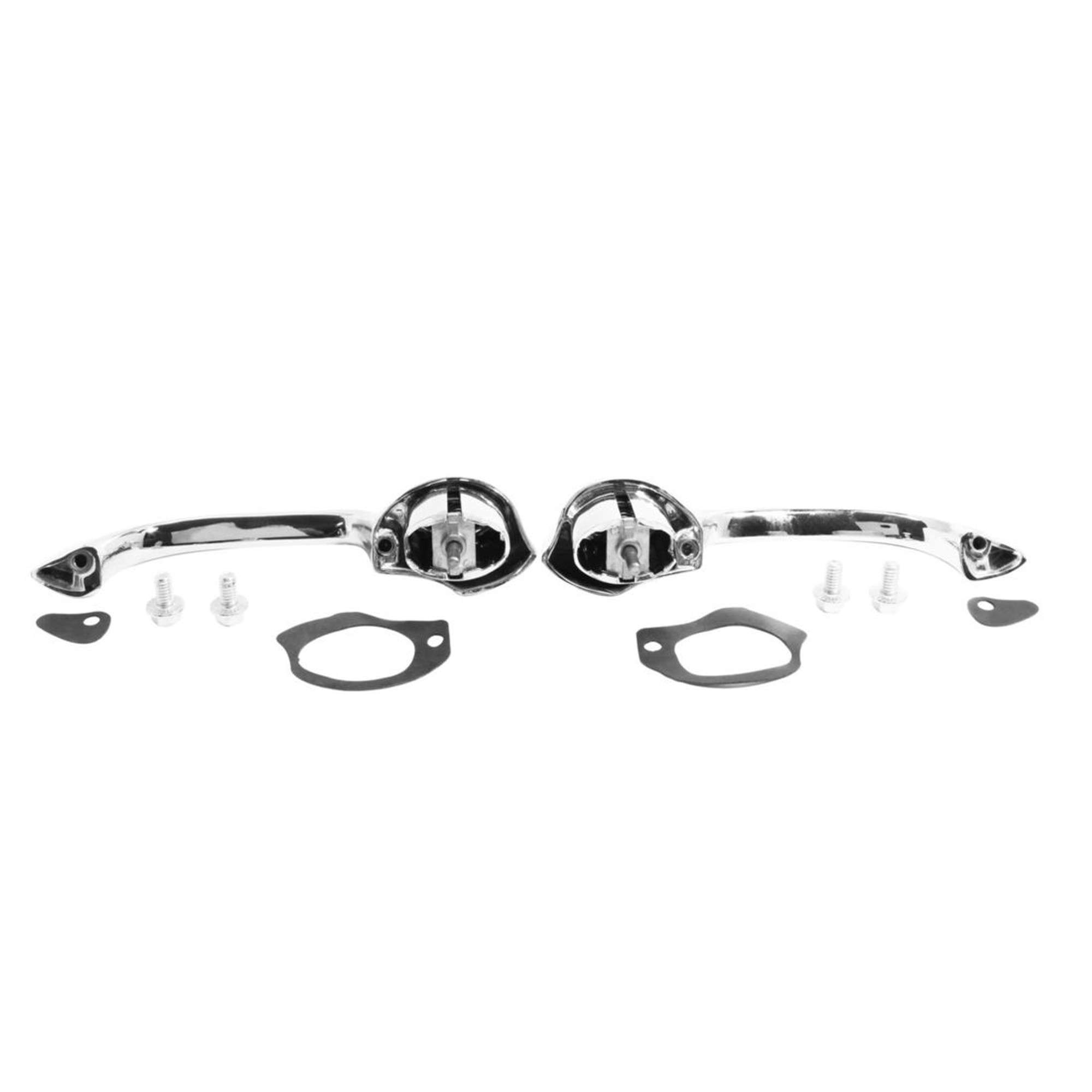 1958 Chevrolet Bel Air & Impala Front Or Rear Chrome Door Handles Pair - Image 2