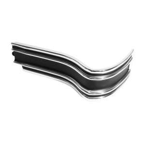 1965 Chevrolet Impala SS And Caprice Black Driver Side Rear Corner Molding 