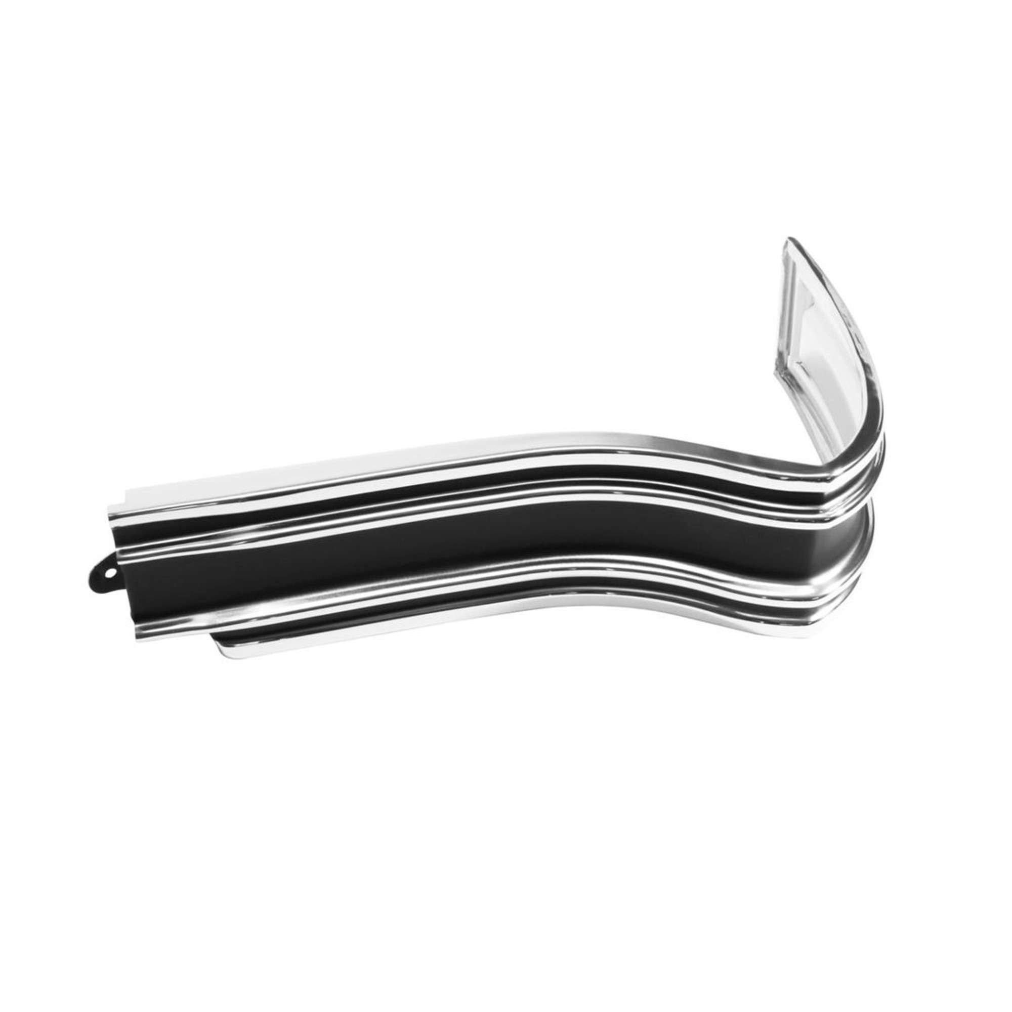 1965 Chevrolet Impala SS & Caprice Black Driver Side Rear Corner Molding - Image 2