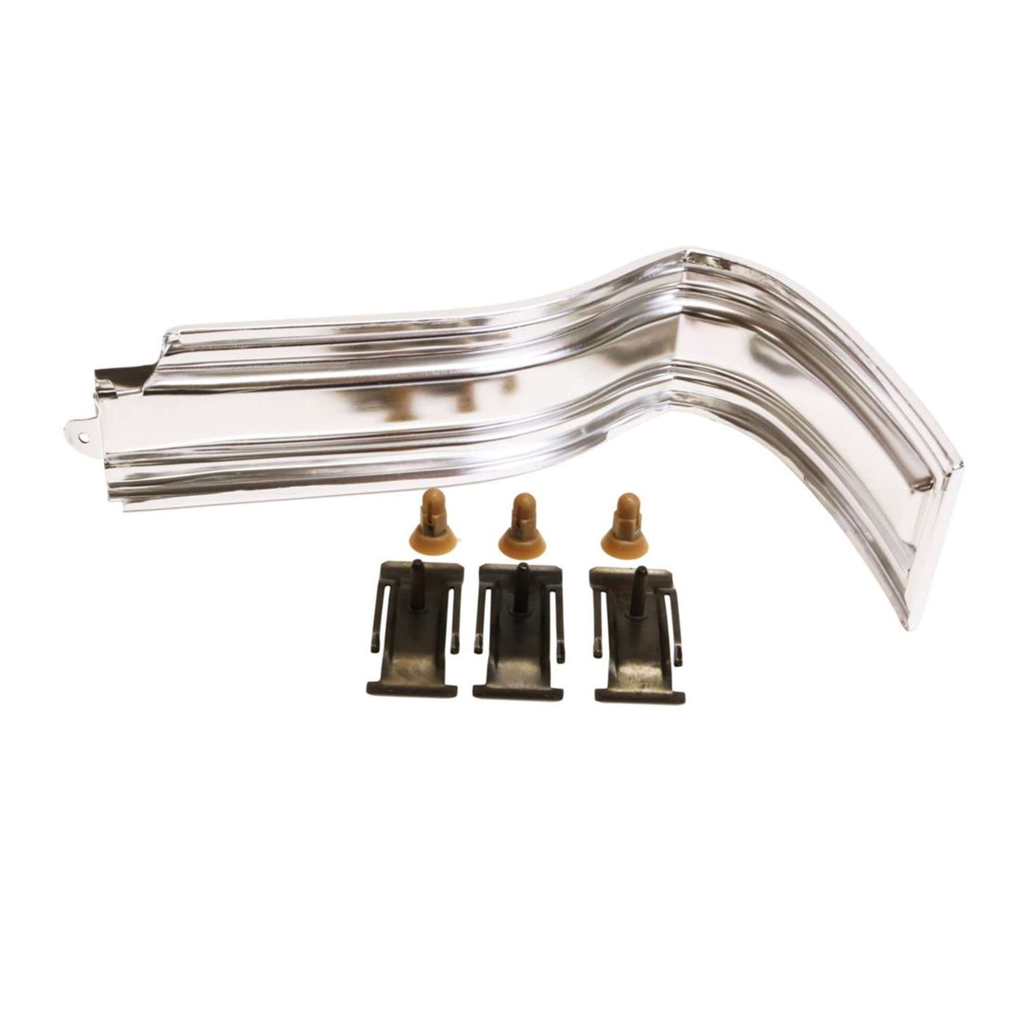 1965 Chevrolet Impala SS & Caprice Black Driver Side Rear Corner Molding - Image 3