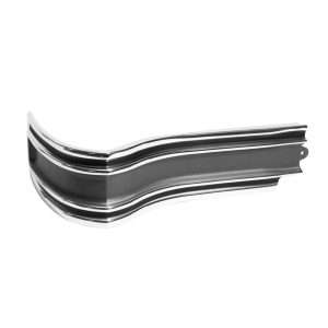 1965 Chevrolet Impala SS And Caprice Black/Gray Passenger Side Rear Corner Molding