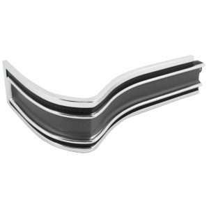 1965 Chevrolet Impala SS And Caprice Black/Gray Driver Side Rear Corner Molding